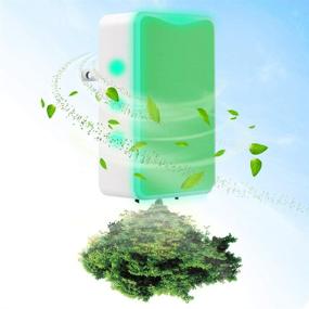 img 4 attached to 🍃 Home Air Purifier Plug in, Mini Air Purifier Plug in for Bedroom, Hotel, Office - Green (1PC)