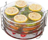 🍽️ food grade stainless steel kispog dehydrator rack for ninja foodi 6.5 & 8 qt and instant pot duo crisp 8 qt логотип