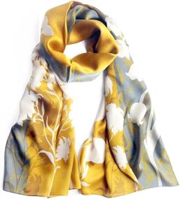 img 4 attached to Mulberry Sunscreen Shawls Headscarf Packed Women's Accessories for Scarves & Wraps