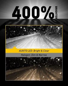 img 3 attached to 💡 AUXITO 5202 LED Fog Light Bulbs - Cool White Super Bright, 6500K, 30W 6000Lumen Per Pair, 5201 PS19W PS24W FF Halogen Bulb DRL Replacement, 30000 Hours Lifespan - Plug and Play, Canbus Error Free - 2Pack