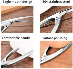 img 2 attached to 🦐 Premium Stainless Steel Shrimp Deveiner Tool and Peeler - Effective Seafood Cleaning Device for Kitchen (2 Multipack)