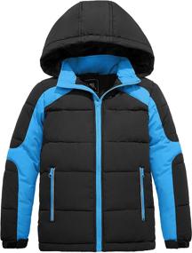 img 4 attached to 🧥 Stay Warm and Stylish with ZSHOW Hooded Winter Puffer Quilted Boys' Jackets & Coats