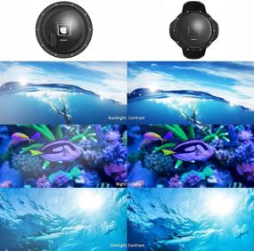 img 3 attached to 📸 SHOOT Official 5.0 Stabilizer Tray Dive Dome Port with 1'' Ball Handle for GoPro HERO7/6/5 Black/Hero (2018): Underwater Photography Snorkeling Scuba Accessories