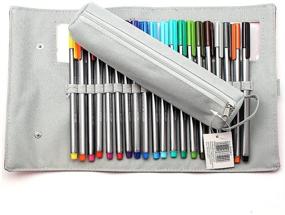 img 2 attached to Staedtler Triplus Fineliners 20 Assorted Colors Set with Pencil Case - 334 Pc20