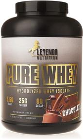 img 4 attached to Leyenda Nutrition Pure Whey 🍫 Isolate - Hydrolyzed Chocolate, 5 lbs.
