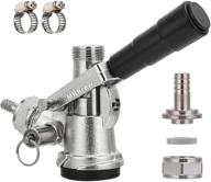 mrbrew chrome-plated body keg coupler: premium stainless steel probe tap for 5/16'' i.d size liquid & gas hose - sankey d system logo