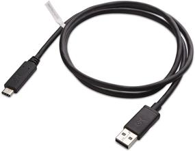 img 3 attached to 🔌 Кабель Cable Matters USB-C к USB-A - 10 Gbps Gen 2 USB-IF Certified - 3.3 фута - Черный