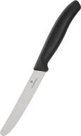 🔪 victorinox swiss army swiss classic набор зубчатых ножей для стейка с округлым кончиком, 4,5 дюйма, 4 штуки, 2,3 дюйма - улучшенное продвигаемое название продукта для seo логотип