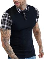 coofandy black casual sleeve shirts for men's clothing - 000 shirts logo