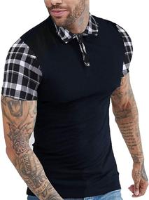 img 4 attached to COOFANDY Black Casual Sleeve Shirts for Men's Clothing - 000 Shirts