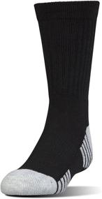 img 1 attached to Get 3-Pairs of Under Armour Youth Heatgear Tech Crew Socks for Maximum Comfort!