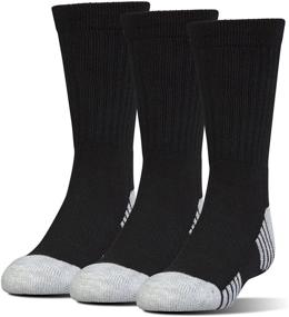 img 2 attached to Get 3-Pairs of Under Armour Youth Heatgear Tech Crew Socks for Maximum Comfort!
