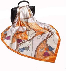 img 2 attached to Fashion Pattern Feeling Wrapping Designer Women's Accessories in Scarves & Wraps