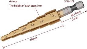 img 1 attached to 🔩 Enhanced Metal Drilling with Knoweasy 3Pcs Drill