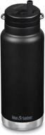 🔴 32oz black tkwide klean kanteen with twist cap logo