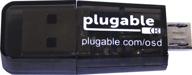 💻 phone, laptop, and tablet computers microsd card reader - plugable type a usb and micro-b otg connectors included logo