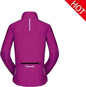 img 2 attached to 🧥 Water-Resistant Windproof Convertible Jacket for Women - Ideal for Cycling and Running