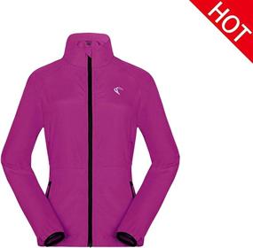 img 3 attached to 🧥 Water-Resistant Windproof Convertible Jacket for Women - Ideal for Cycling and Running