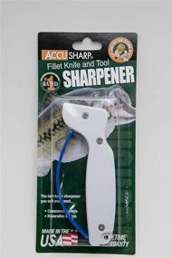 img 1 attached to 🔩 AccuSharp Fillet Knife Sharpener - Diamond-Honed Tungsten Carbide Rust-Free Sharpener with Reversible Blades for Fast and Effective Sharpening, Restoration, Repair, and Honing