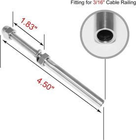 img 3 attached to BLIKA Railing Fitting Terminal Stainless