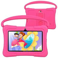 🔤 foren-tek k88 7-дюймовый детский планшет: android 9.0, 2 гб озу + 32 гб пзу, режим для детей, wifi, детский защитный чехол (розовый) логотип