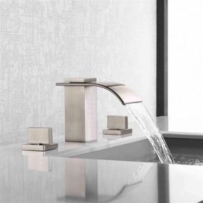 img 1 attached to 🚿 Enhance Your Bathroom with the Waterfall Widespread Bathroom Brushed SUMERAIN: A Modern Delight