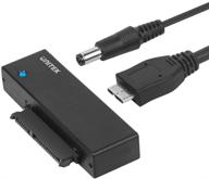 🔌 unitek usb 3.0 to sata iii adapter: connect 2.5/3.5 inch hdd/ssd and optical drives, uasp support logo