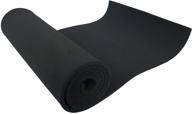 🎭 xcel - black roll of medium soft cosplay craft foam - 54"x12"x1/8" - enhanced seo! logo