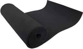 img 4 attached to 🎭 XCEL - Black Roll of Medium Soft Cosplay Craft Foam - 54"x12"x1/8" - Enhanced SEO!