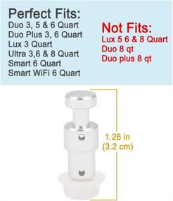 img 3 attached to 🔧 1 Pack of Float Valve for Instant Pot: Compatible with Duo 3, 5, 6 Quart, Duo Plus 3, 6 Quart, Ultra 3, 6, 8 Quart, Lux 3 Quart