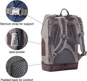 img 2 attached to Kurgo Dog Carrier Backpack for Small Pets - Dogs & 🐾 Cats, Airline Approved, Cat Backpack, Hiking or Travel, Waterproof Bottom, Hands-Free, K9 Rucksack