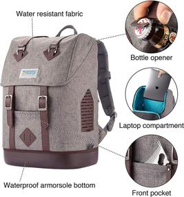 img 3 attached to Kurgo Dog Carrier Backpack for Small Pets - Dogs & 🐾 Cats, Airline Approved, Cat Backpack, Hiking or Travel, Waterproof Bottom, Hands-Free, K9 Rucksack