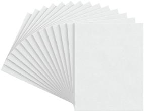 img 3 attached to 🎨 Arteza Canvas Boards for Painting: Pack of 14, 11 x 14 Inches - Blank White Panels, 100% Cotton, 8 oz Gesso-Primed - Ideal Art Supplies for Acrylic Pouring and Oil Painting