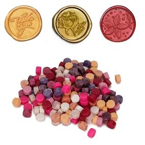 img 1 attached to 💌 YIPLED Sealing Wax Kit, 232 Pcs Wax Seal Stamp Kit with Wax Seal Beads and 2 Pens for Letter Sealing, Envelopes, Custom Invitations | 10 Colors B + SEO