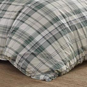 img 1 attached to 🛏️ Eddie Bauer Home Timbers Collection: 100% Cotton Soft & Cozy Plaid Comforter Set (Queen, Green) – Featuring Matching Shams, Premium Quality
