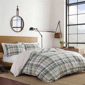 img 3 attached to 🛏️ Eddie Bauer Home Timbers Collection: 100% Cotton Soft & Cozy Plaid Comforter Set (Queen, Green) – Featuring Matching Shams, Premium Quality