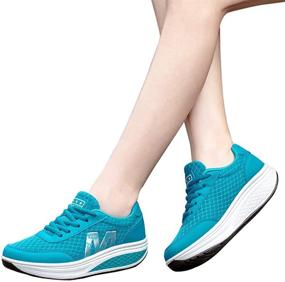 img 1 attached to 👟 Stay Fashion-Forward and Comfortable with CN-Porter Women's Lace-Up Breathable Fashion Sneakers