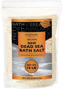 img 4 attached to Large Reusable Bulk Pack of 19 lbs Unprocessed Dead Sea Salt - With Complete Dead Sea Minerals and Mud - Finely-Medium Grained Bath Salt