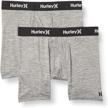 hurley classic briefs 2 pack floral logo