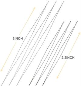 img 4 attached to Pieces Beading Needles Needle Bottle Beading & Jewelry Making in Beading Supplies