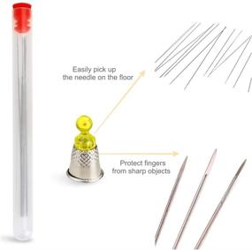 img 3 attached to Pieces Beading Needles Needle Bottle Beading & Jewelry Making in Beading Supplies