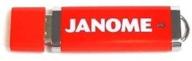 💾 улучшите свою вышивальную машину janome с usb-накопителем большого объема 64 мб логотип