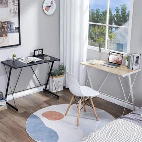 img 3 attached to 💻 Versatile & Modern Small Computer Desk for Compact Spaces by GreenForest