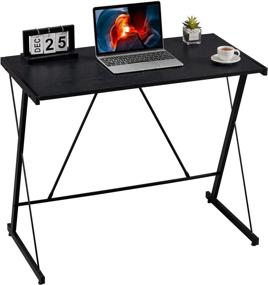 img 4 attached to 💻 Versatile & Modern Small Computer Desk for Compact Spaces by GreenForest