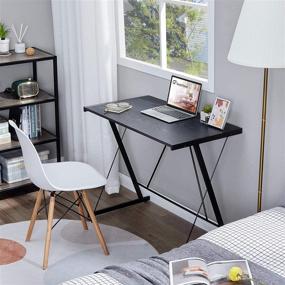 img 2 attached to 💻 Versatile & Modern Small Computer Desk for Compact Spaces by GreenForest