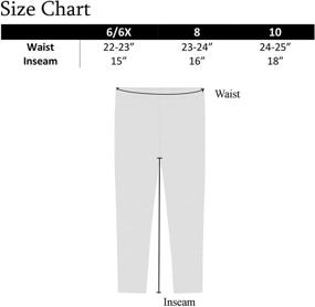 img 1 attached to 👖 Best-Selling Girls' Cotton Capri Leggings for Stylish Girls' Clothing