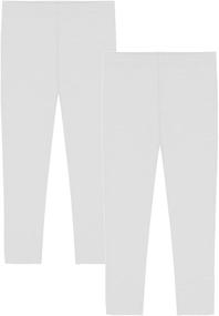 img 2 attached to 👖 Best-Selling Girls' Cotton Capri Leggings for Stylish Girls' Clothing