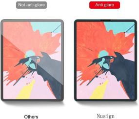 img 3 attached to 📱 [2 упаковки] Защитная пленка Nusign Paperfeel от синего света для Apple iPad Mini 4 и Mini 5 с диагональю 7,9" - Защита глаз, матовая поверхность против бликов для рисования, высокая чувствительность и защита от царапин.