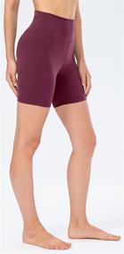 img 2 attached to 🩳 Lavento Women's High Waisted Ultra Soft Workout Yoga Shorts - Naked Feeling Biker Shorts - 5"/6" Inseam