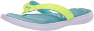 👧 kids' under armour marbella vii flip-flop logo